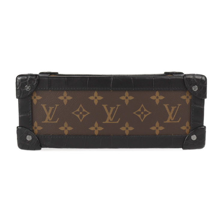 新古未使用展示品 LOUIS VUITTON ルイ ヴィトン ソフトトランク モノグラム N98255 ショルダーバッグ PVC クロコダイル【本物保証】_画像4