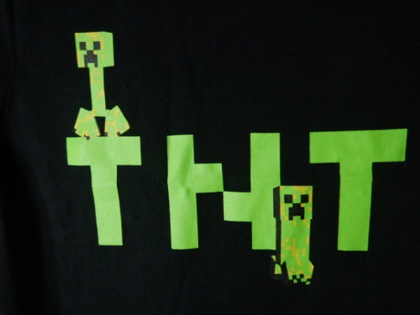 to6729　MINECRAFT　マインクラフト　TNT　マイクラ　半袖　tシャツ　人気　送料格安_画像3