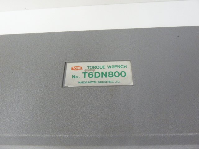 TONE T6DN800 19.0mm 800Nm ダイヤル形 TOOL ツール 工具 整備 トネ 前田金属工業　トルクレンチ_画像4
