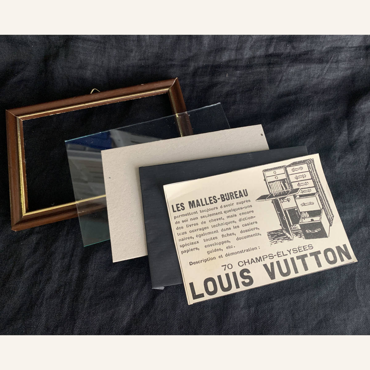 フランス 1914年 LOUIS VUITTON ルイヴィトン LV 広告 雑誌 ポスター ワードローブ 旅行 モノグラム 骨董 ヴィンテージ アンティーク_画像8