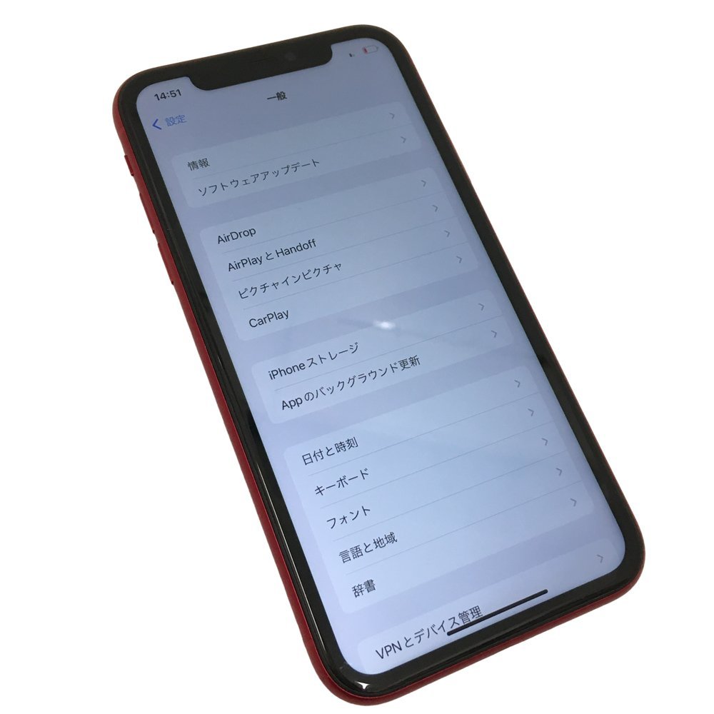 国際ブランド】 レッド 赤 128GB MWM32J/A iPhone11 アップル 【SIM