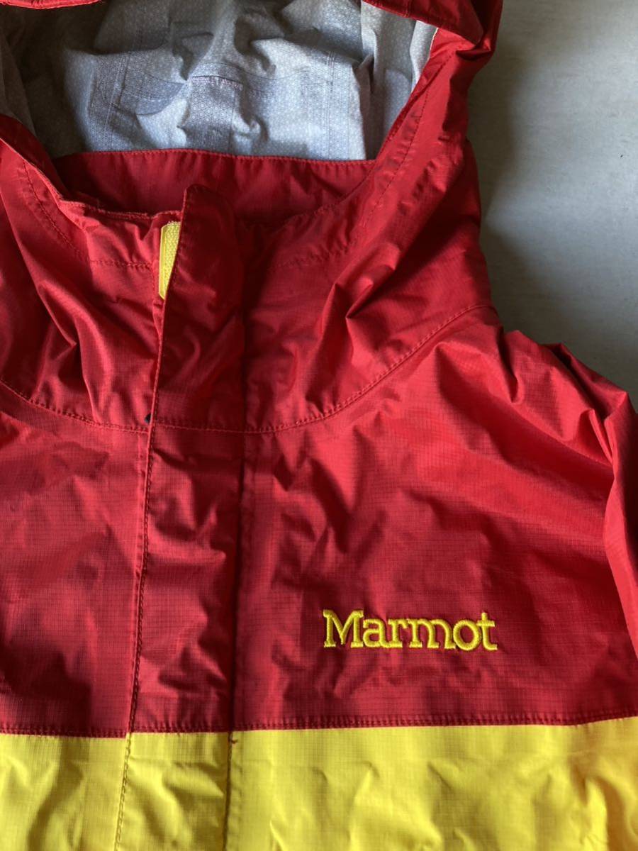 marmot Marmot nylon jacket mountain parka Marmot color yellow red M