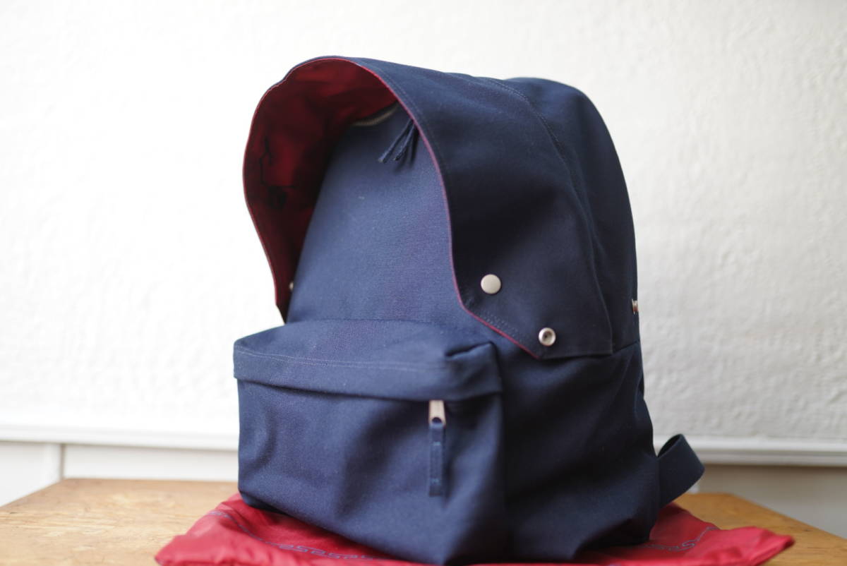 18SS ×EASTPAK PADDED PAK\'R Navy Canvas rucksack / RAF SIMONS( Raf Simons )