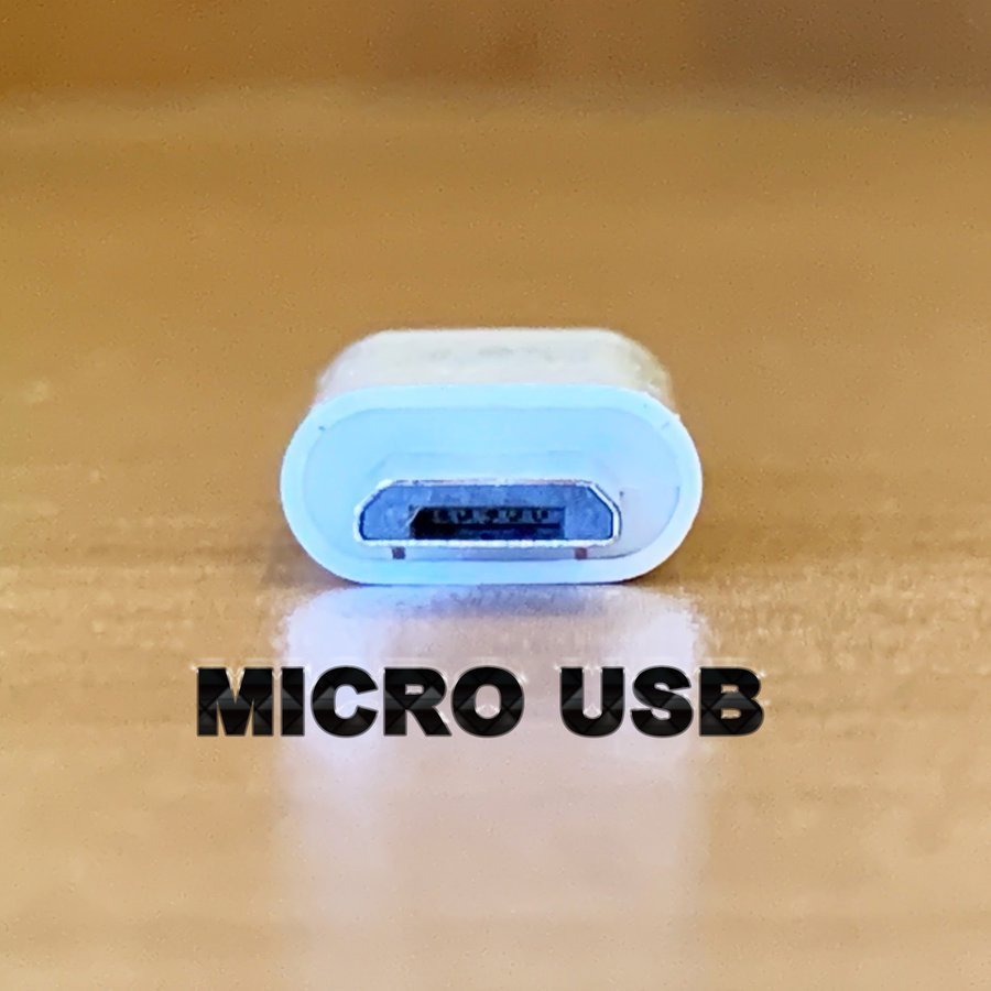 USB Type C ケーブル → マイクロ USB に変換する アダプター ｘ3【ホワイト】_画像3