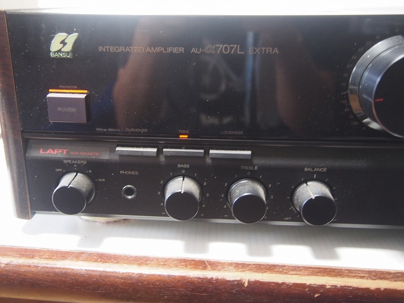 SANSUI AU-a707L EXTRA プリメインアンプ オーディオ機器 動作未確認　通電確認OK_画像6