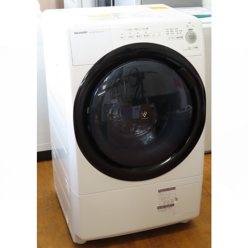 !SHARP/ sharp drum type washing machine dryer ES-S7E-WL 2020 year Sapporo!