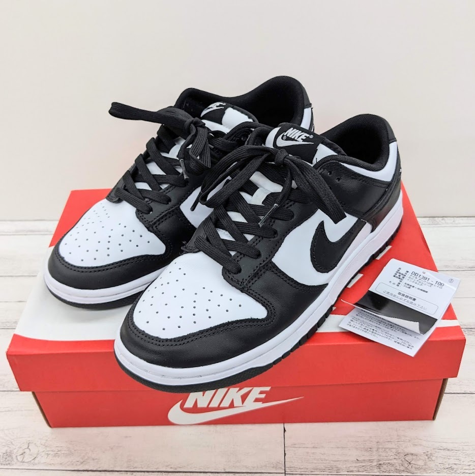 美品 NIKE ナイキ DUNK LOW RETRO ダンク ロー レトロ PANDA BLACK