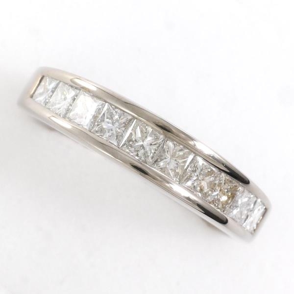 偉大な 総重量約3.9g 1.00 ダイヤ 13.5号 指輪 リング WG 14K 中古 送料無料☆0315 美品 ホワイトゴールド台 偉大な 総重量約3.9g 1.00 ダイヤ 13.5号 指輪 リング WG 14K 中古 送料無料☆0315 美品 ホワイトゴールド台