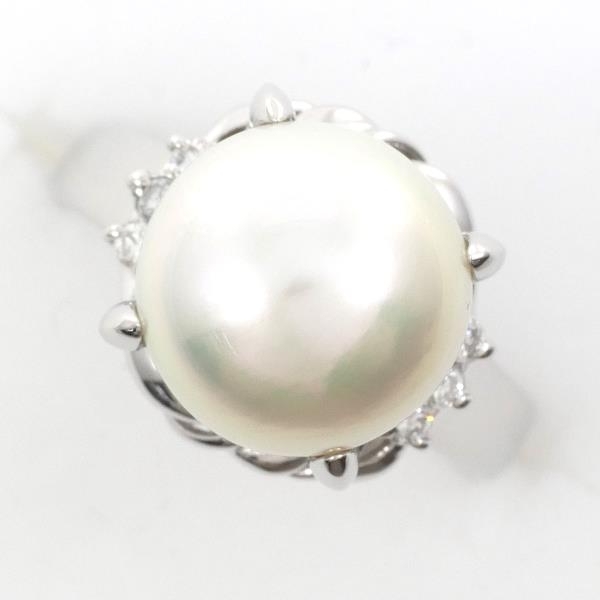 大きな割引 PT900 送料無料☆0315 美品 中古 総重量約7.1g 0.08 ダイヤ 約10mm パール 8号 指輪 リング その他 大きな割引 PT900 送料無料☆0315 美品 中古 総重量約7.1g 0.08 ダイヤ 約10mm パール 8号 指輪 リング その他