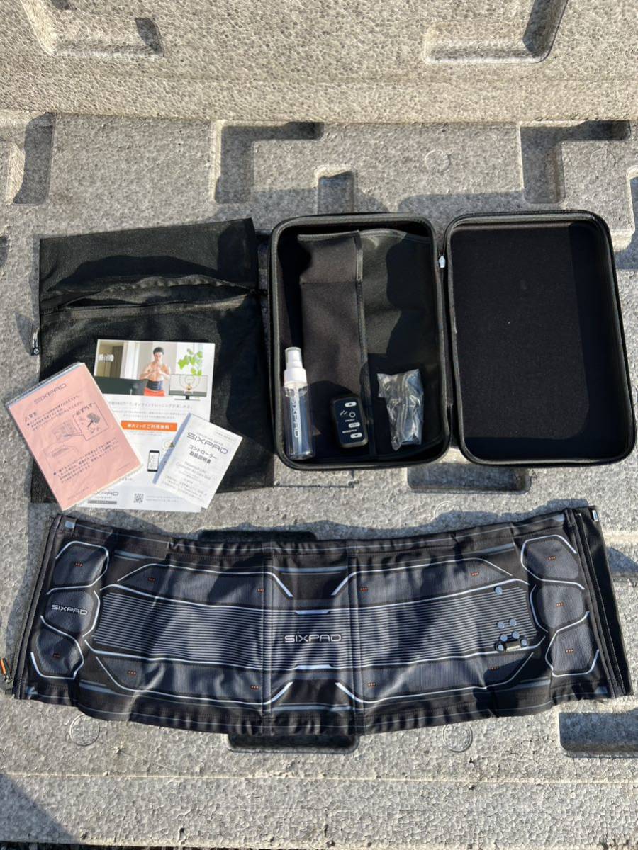 SIXPAD シックスパッド パワースーツ コアベルト Powersuit Core Belt Mサイズ MTG メーカー純正品 EMS ジェルシート不要 腹筋ベルト