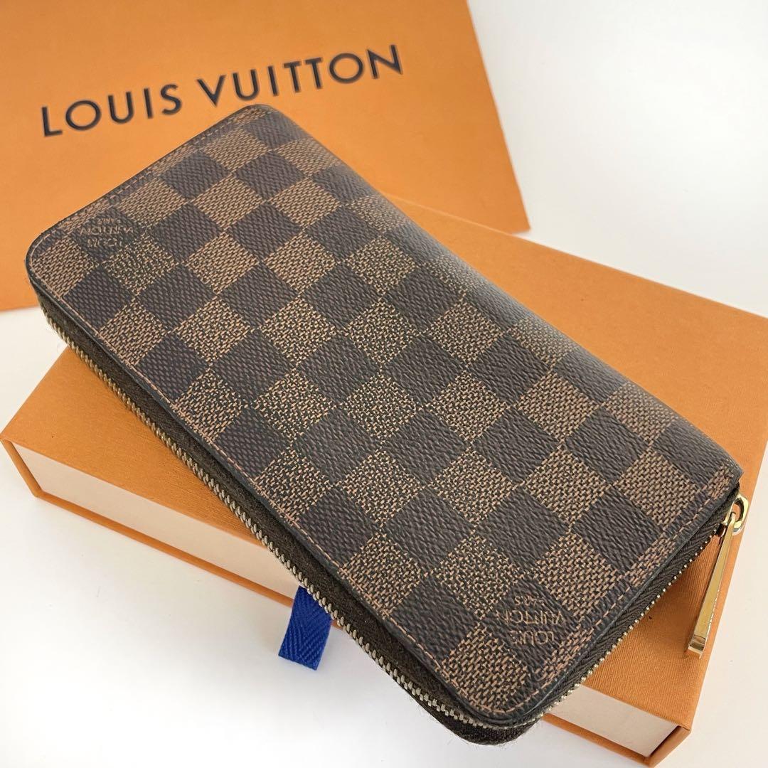 LOUIS VUITTON ルイ ヴィトン 長財布 ラウンドジップ ダミエ柄