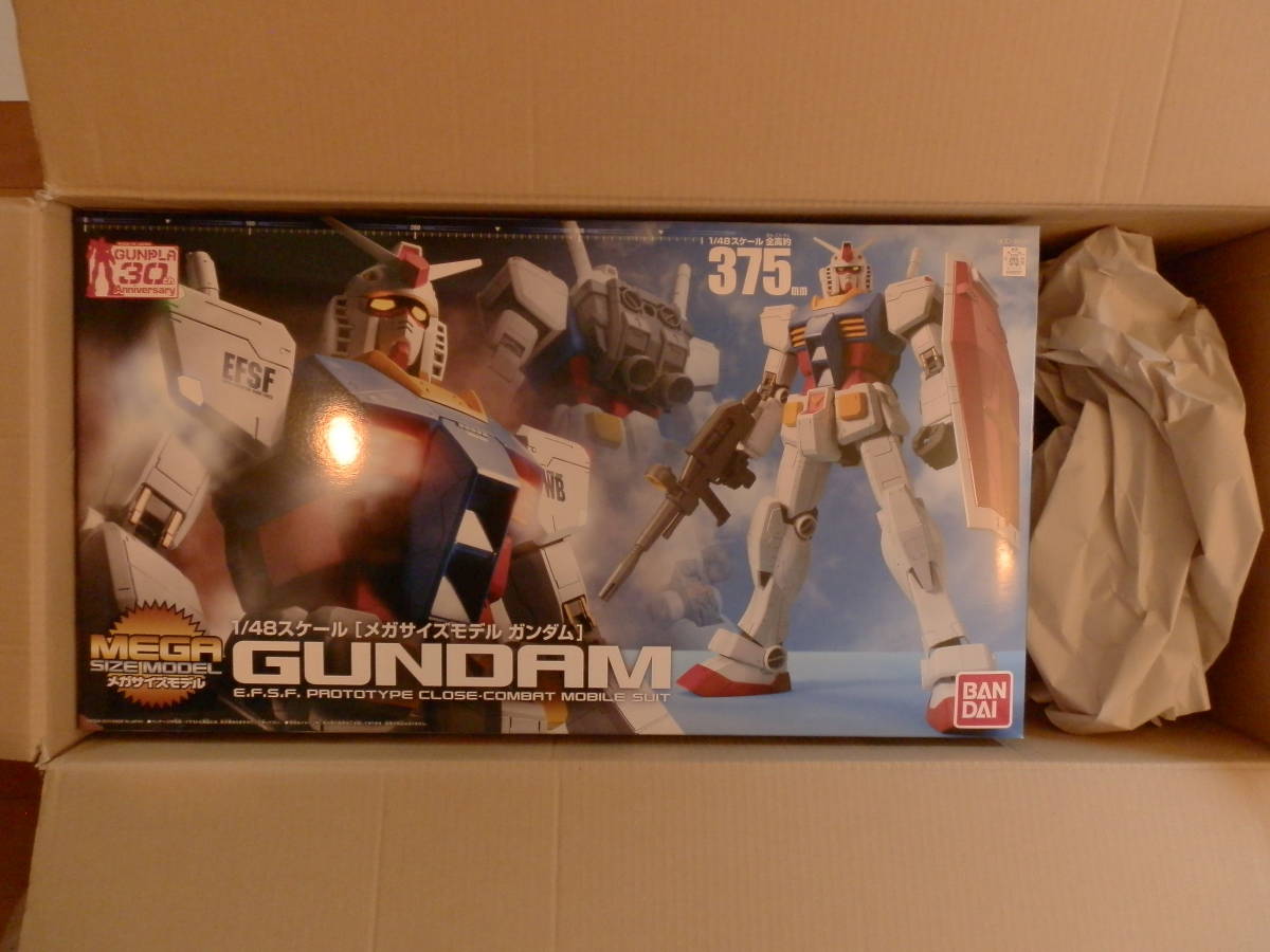 Gundam超大型號1/48 RX-78-2新舊款    原文:ガンダム メガサイズモデル　1/48 RX-78-2　新古品