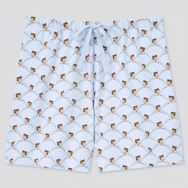  new goods Uniqlo paul (pole) & Joe PAUL & JOE lounge short pants cat light blue L size 