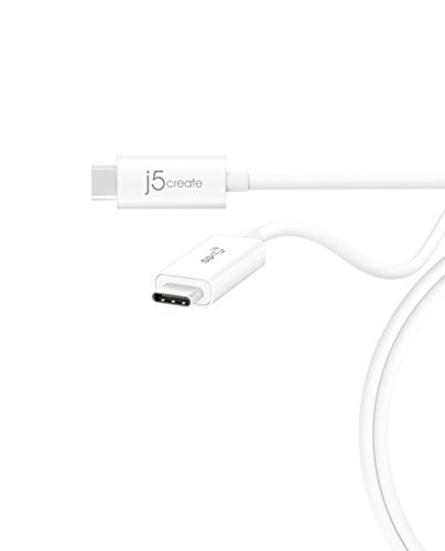J5 create Type-C to C USB 3.1 Coaxial Cable, 10G 5Amp JUCX01
