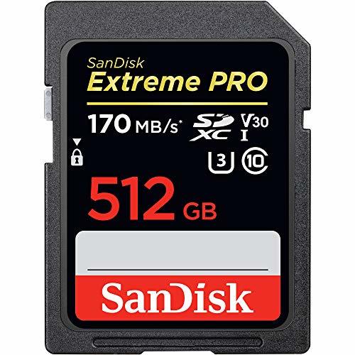 SanDisk サンディスク Extreme Pro SDXC 512GB カード UHS-I 超高速U3 V30 Cl・・・