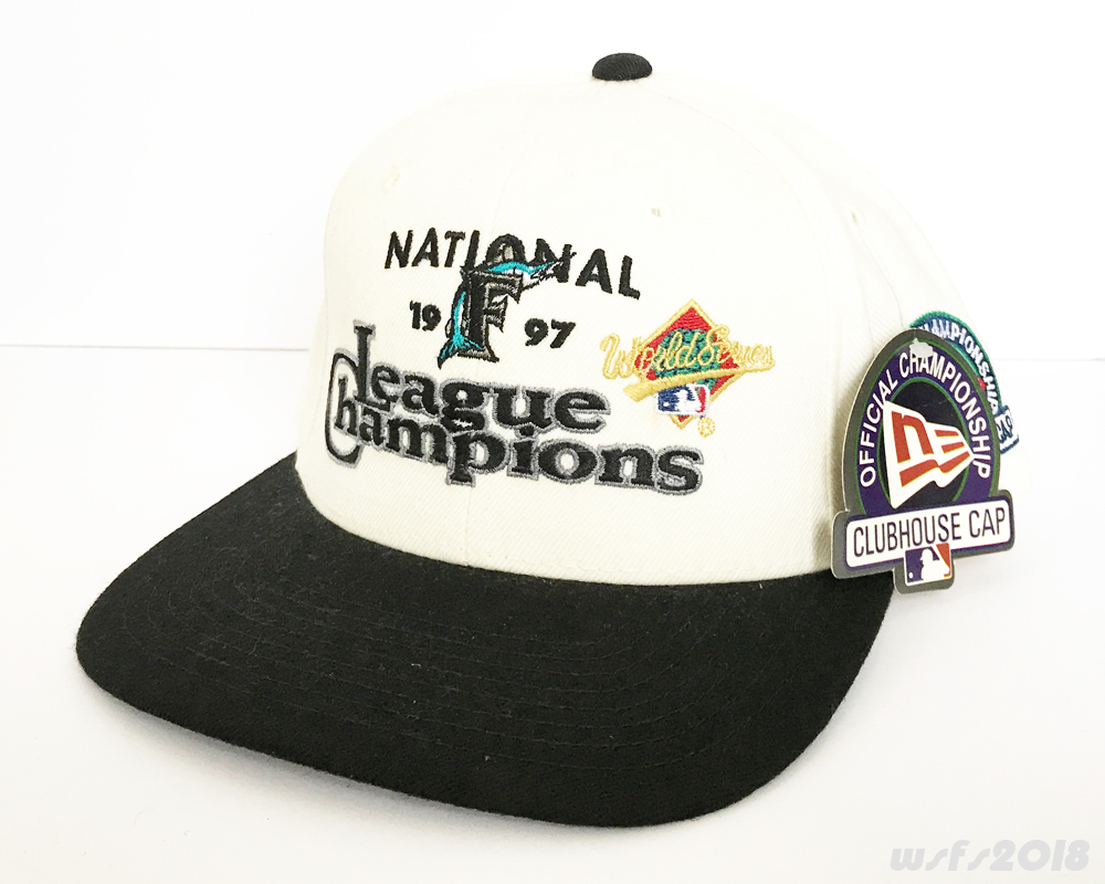 【MLB/新品】1997リーグチャンピオン記念キャップ（マーリンズ）【NEW ERA/ニューエラ】