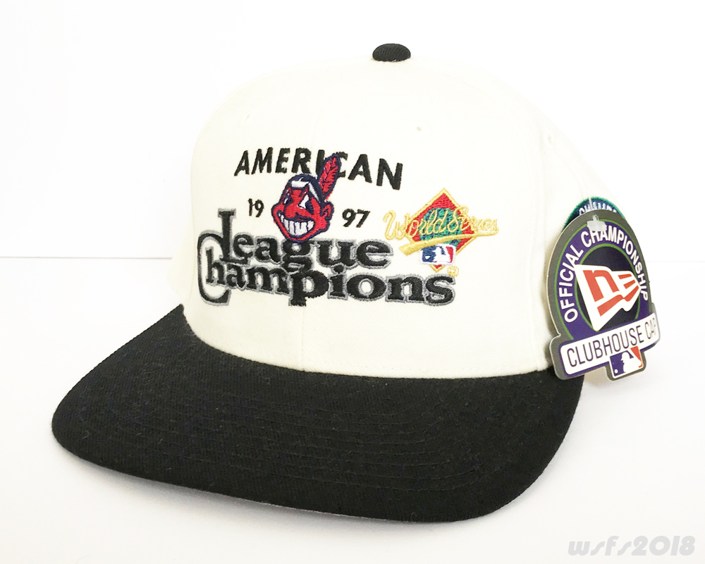 【MLB/新品】1997リーグチャンピオン記念キャップ（インディアンズ）【NEW ERA/ニューエラ】