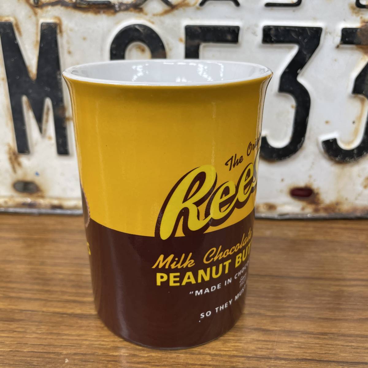 希少！ Reese's チョコレート　アメリカヴィンテージ　マグカップ　企業物アドバタイジングUSAヴィンテージ食器/50'sカリフォルニア西海岸_画像3