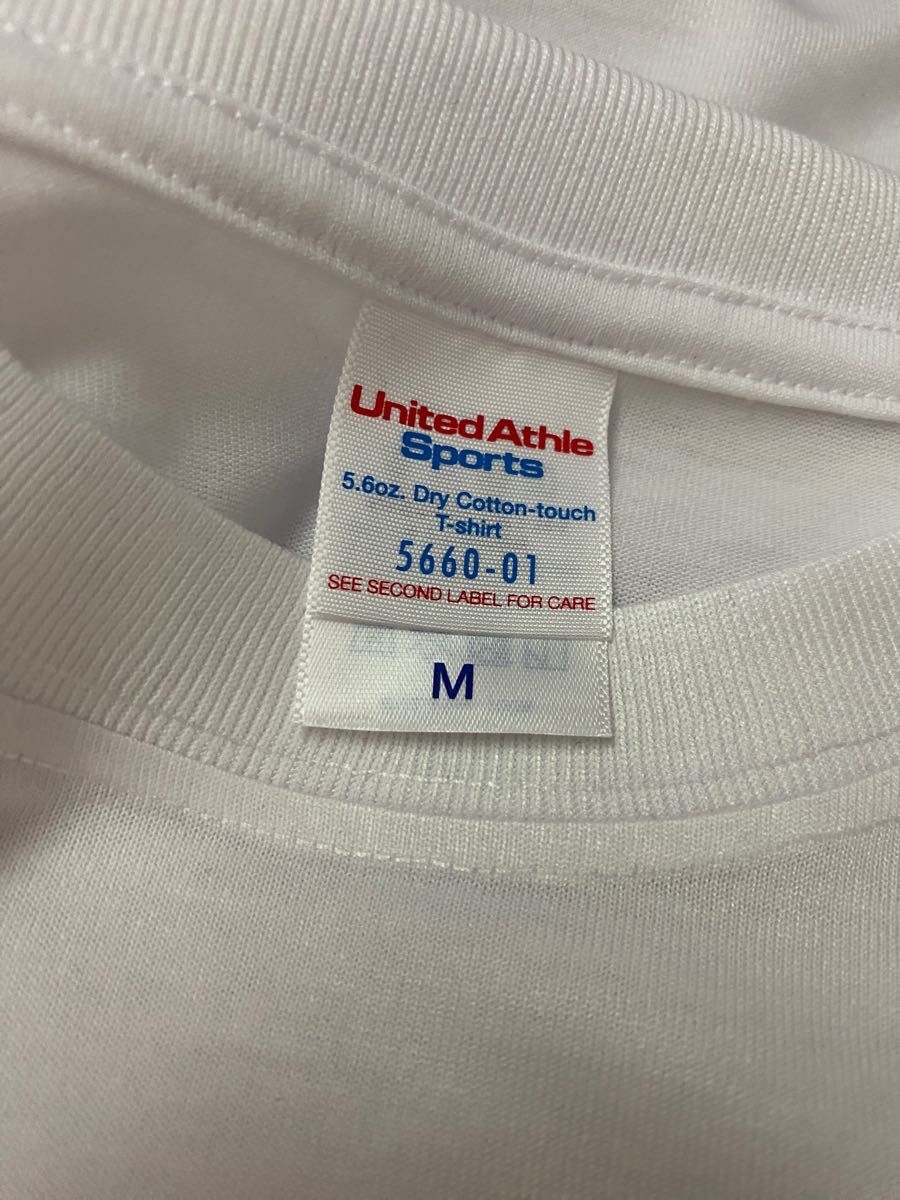【新品】メンズ　Tシャツ　ロゴTシャツ　白Tシャツ　メンズTシャツ　コットン100% ユニセックス　お洒落　Mサイズ