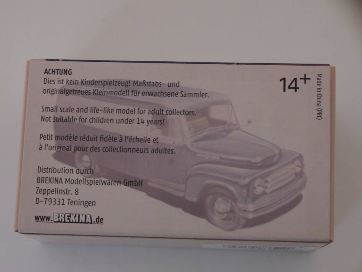 Brekina 1/87 Starline models 58188 Hanomag L 28 Kastenwagen Risingsbo　入手困難品_画像3