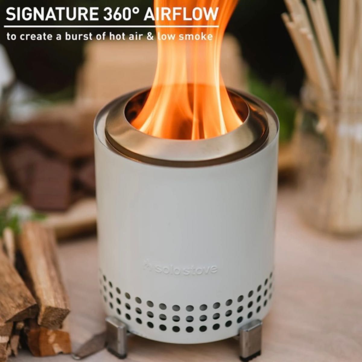 Solo Stove ソロストーブ Mesa 卓上 ファイヤーピット スタンド付き