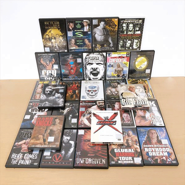 192*WWE DVD 28点まとめて アメリカンプロレス リックフレアー ザ