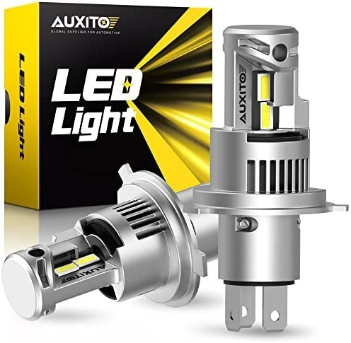 AUXITO H4 Hi/Lo LEDヘッドライト 車用 新基準車検対応　高輝度LEDチップ搭載 爆光 5倍明るさUP 純正ハロゲ_画像1