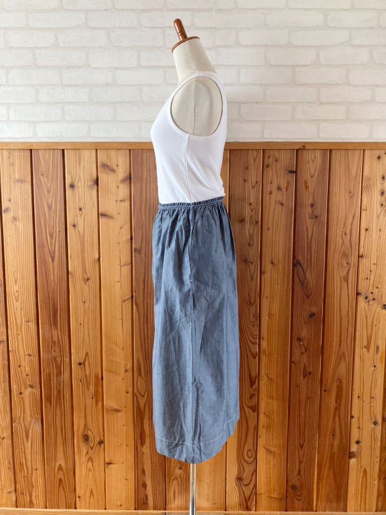  unused goods Gap lady's no sleeve switch One-piece S-M size rank tank top long skirt white × gray series Gap new goods A