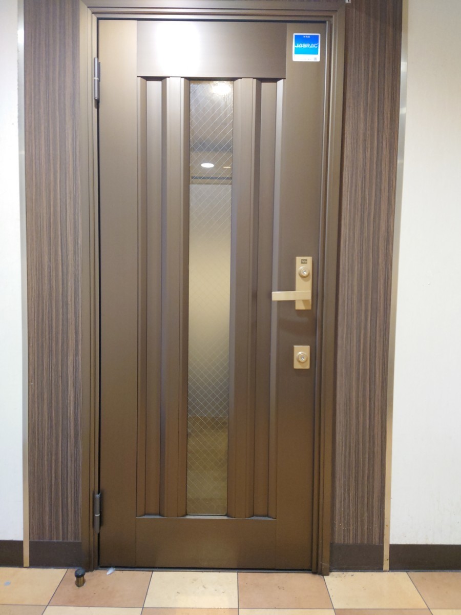 玄関ドア アルミサッシ 1965×850×75（mm）トステム TOSTEM 鍵なし 枠付き（下場なし）室外ドア 室内ドア