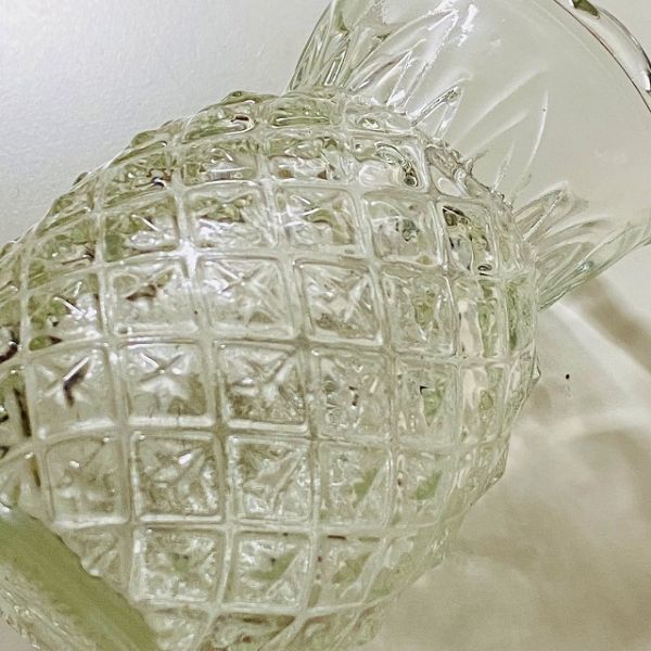 台湾雑貨 パイナップル S◆フラワーベース 花瓶◆ガラス キャンドル◆fsa22210d_画像4