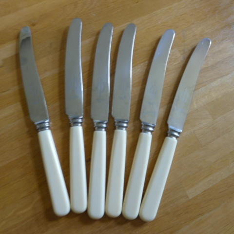  Британия античный bo-n руль нож нержавеющая сталь ножи Vintage посуда Англия .. город Sheffield Англия производства 499