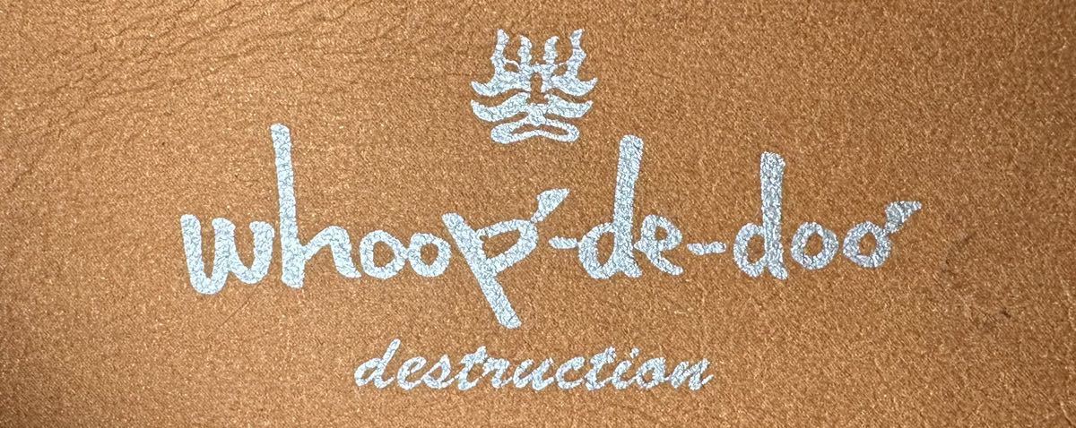 即決/未使用/定価23.000円/whoop’-de-doo’ フープディドゥ/ステッチダウン/レザー/クレープソール/メンズ/グレーカーキ/ヌバック/41 25.5