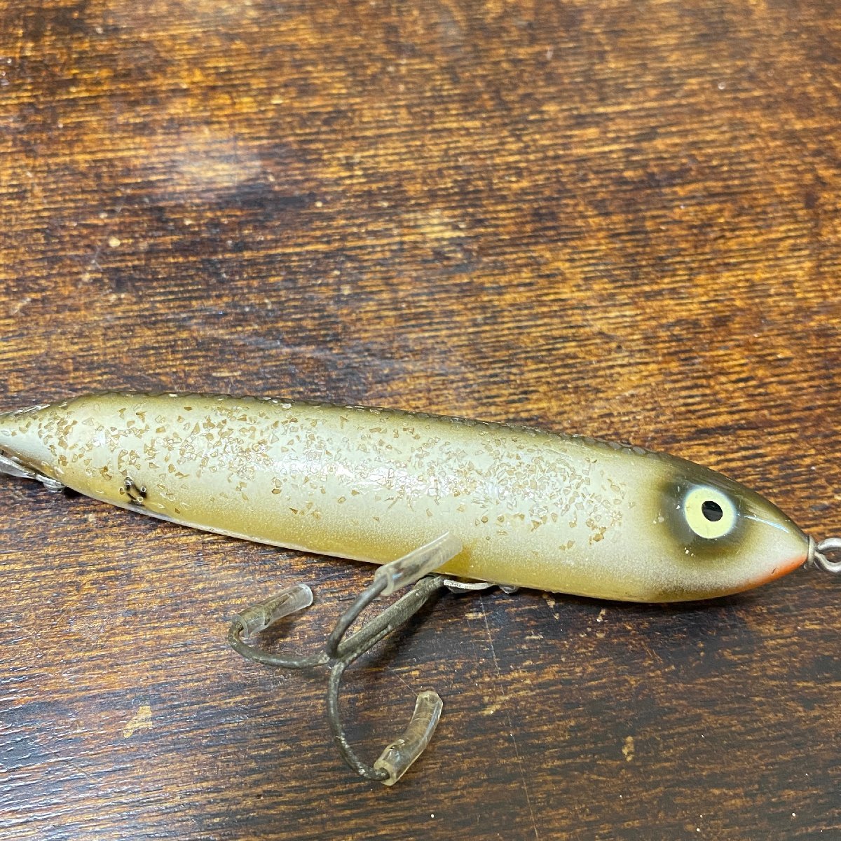 60's Heddon 1st ZaraSpook 首割れ 書き目（約21 g / 11cm）/ オールド