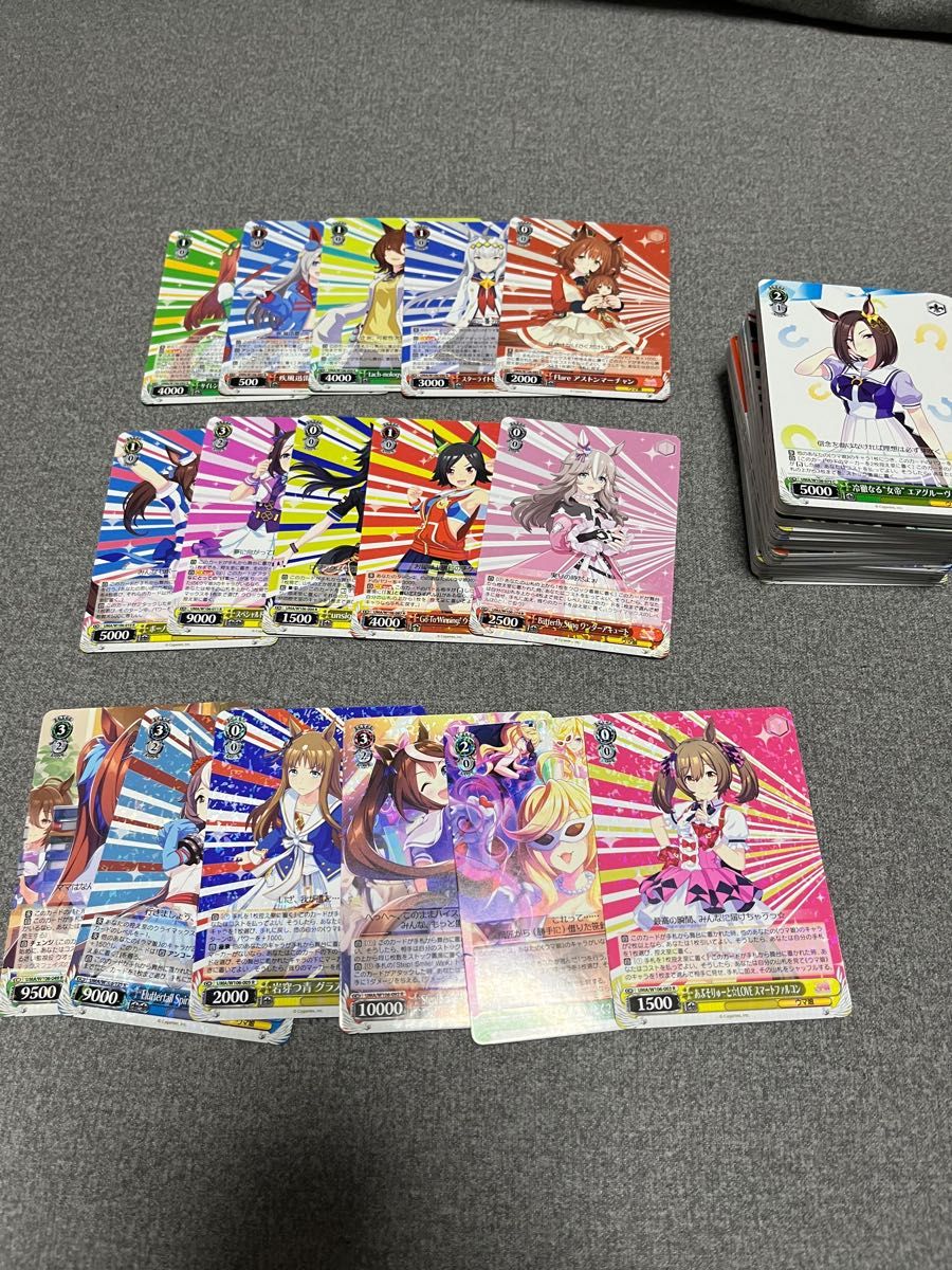 ウマ娘 ヴァイスシュバルツ 未開封シュリンク付き6BOX + 開封済み1box