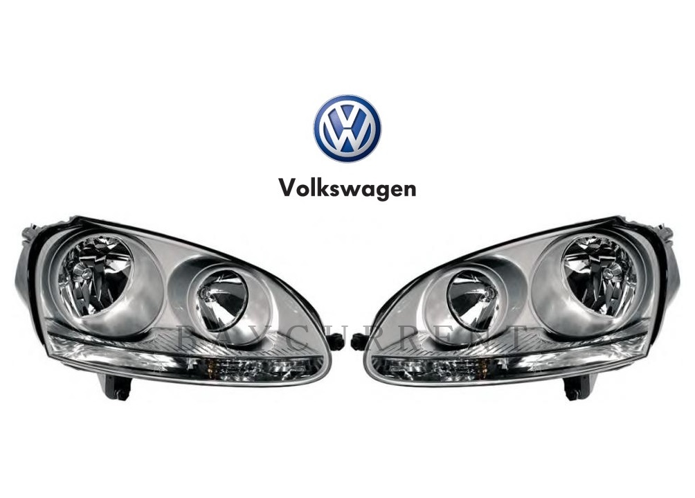 【正規純正品】 フォルクスワーゲン ハロゲン ヘッドライト 左右 SET VW ゴルフ5 GOLFⅤ 1K6941029Q 1K6941030Q ヘッドランプ_安心の正規純正品