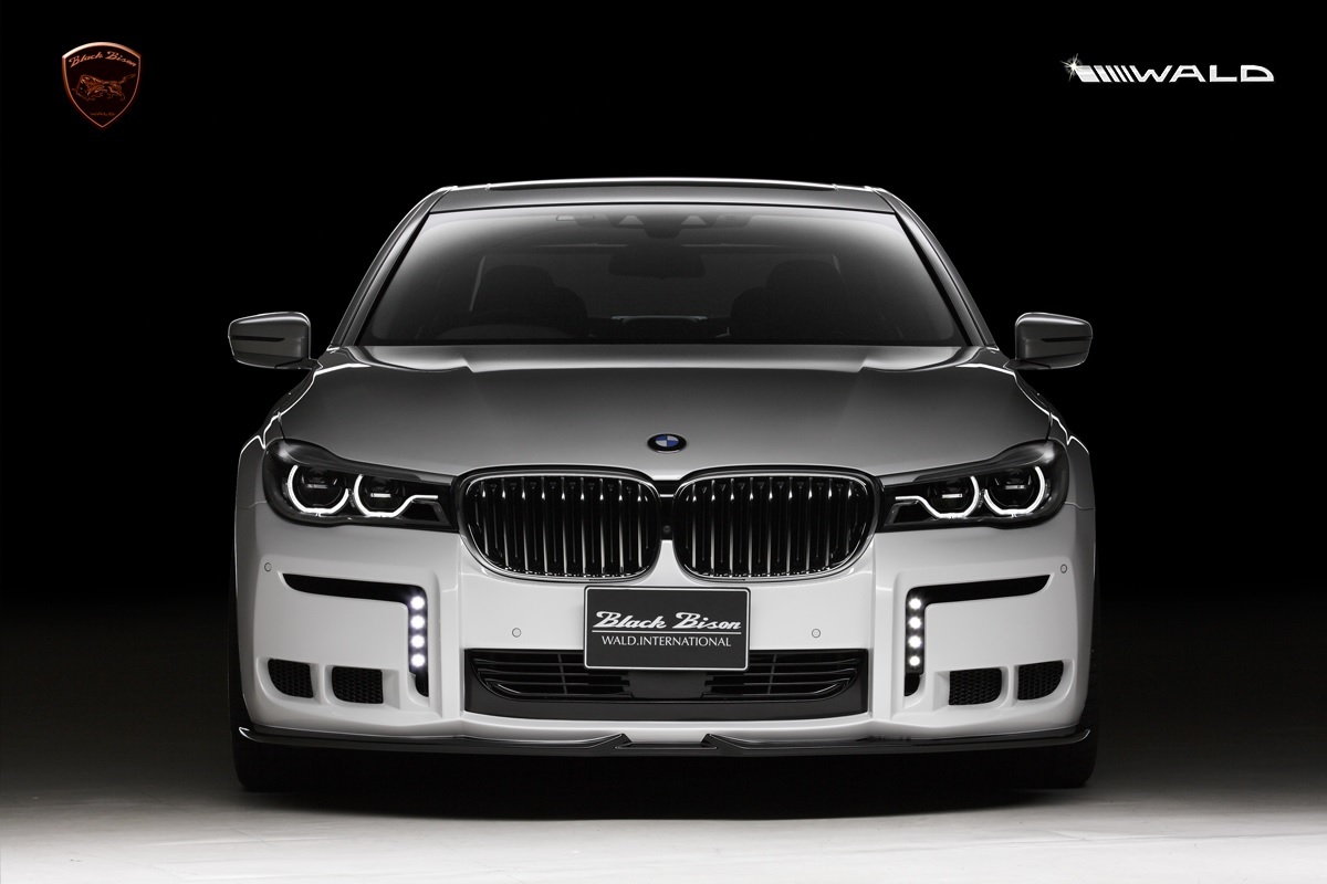 【WALD SPORTSLINE BLACKBISON EDITION】 BMW G12 7シリーズ 2015y~ エアロ キット 3点 バルド フルキット フル スポイラー 3Pキット_画像3