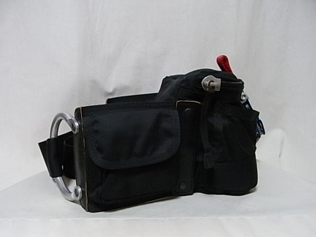TOUGH JEANSMITH tough Gene Smith waist bag / diagonal ... bag black open .. hook secondhand goods with defect 