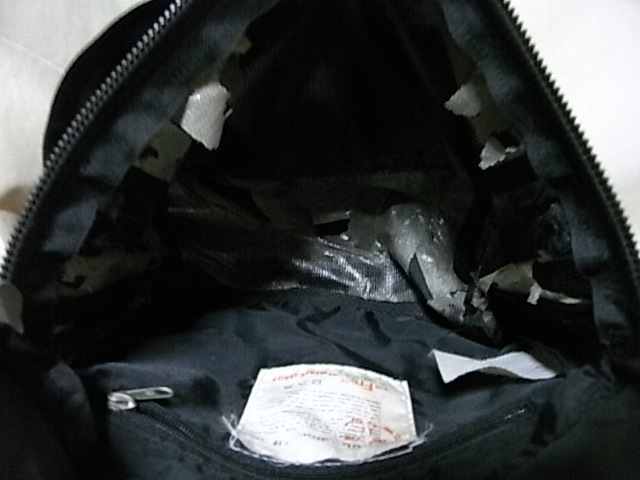 TOUGH JEANSMITH tough Gene Smith waist bag / diagonal ... bag black open .. hook secondhand goods with defect 