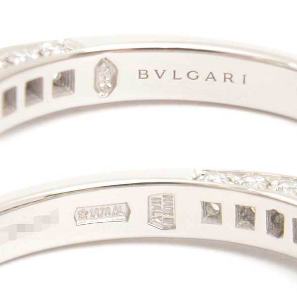  BVLGARY ring lady's teti car ta*a*vene Cheer ring D0.33ct E-VVS1-3EX 9.5 number platinum BVLGARI used 