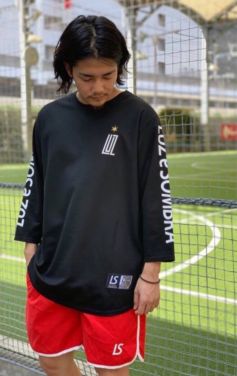 新品未使用】ルースイソンブラ 7分丈 Tシャツ 黒 ブラック Lサイズ