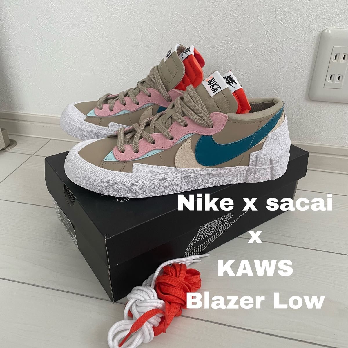 【即日発送】Nike sacai  KAWS Blazer Low 27cm reed