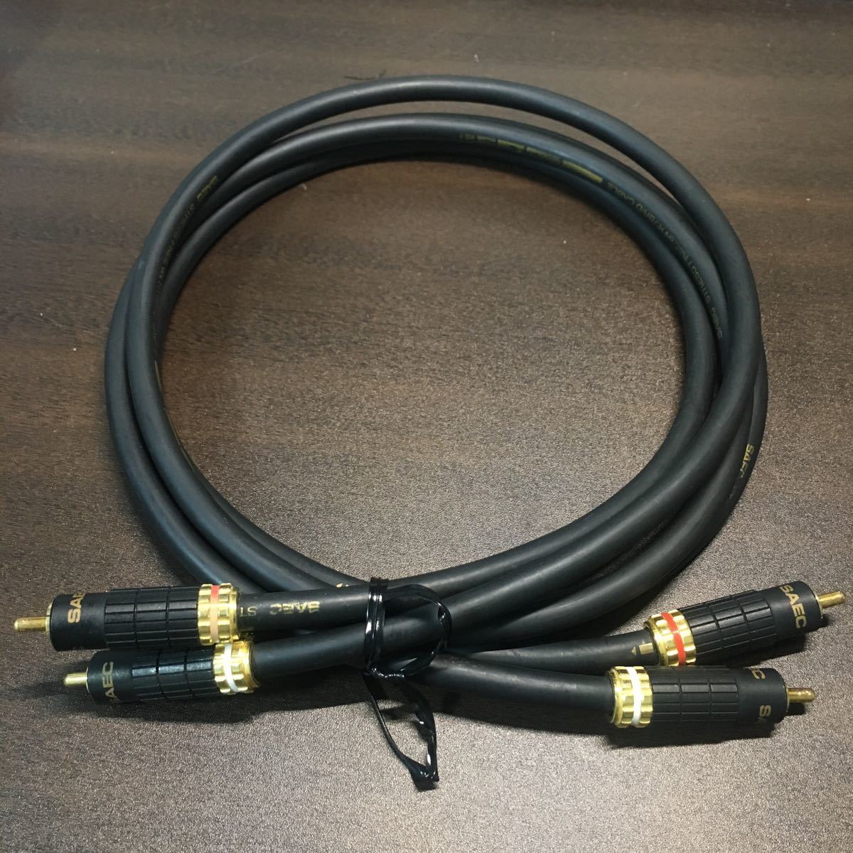 無料発送 CABLE HYBRID 6N FREE STRESS SAEC RCA ペア 1.2m RCA