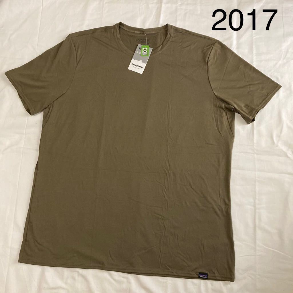 XXLサイズ 新品【2017・廃盤】 patagonia メンズ・キャプリーン・デイリー・Tシャツ (DKAS) アルファグリーンMARSミリタリー米軍 生産終了