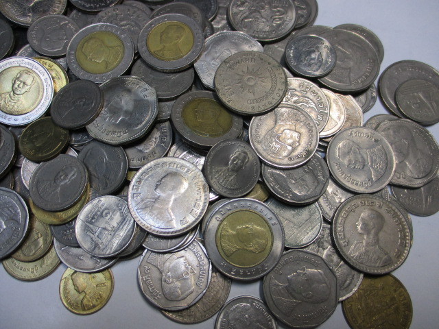 ■外國硬幣·舊硬幣■泰國共有180枚硬幣 原文:■外国コイン・古銭■タイ王国の貨幣180枚まとめて　硬貨