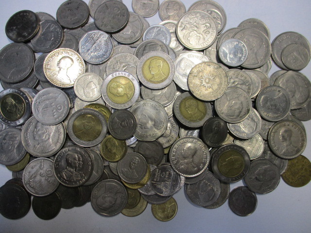 ■外國硬幣·舊硬幣■泰國共有180枚硬幣 原文:■外国コイン・古銭■タイ王国の貨幣180枚まとめて　硬貨
