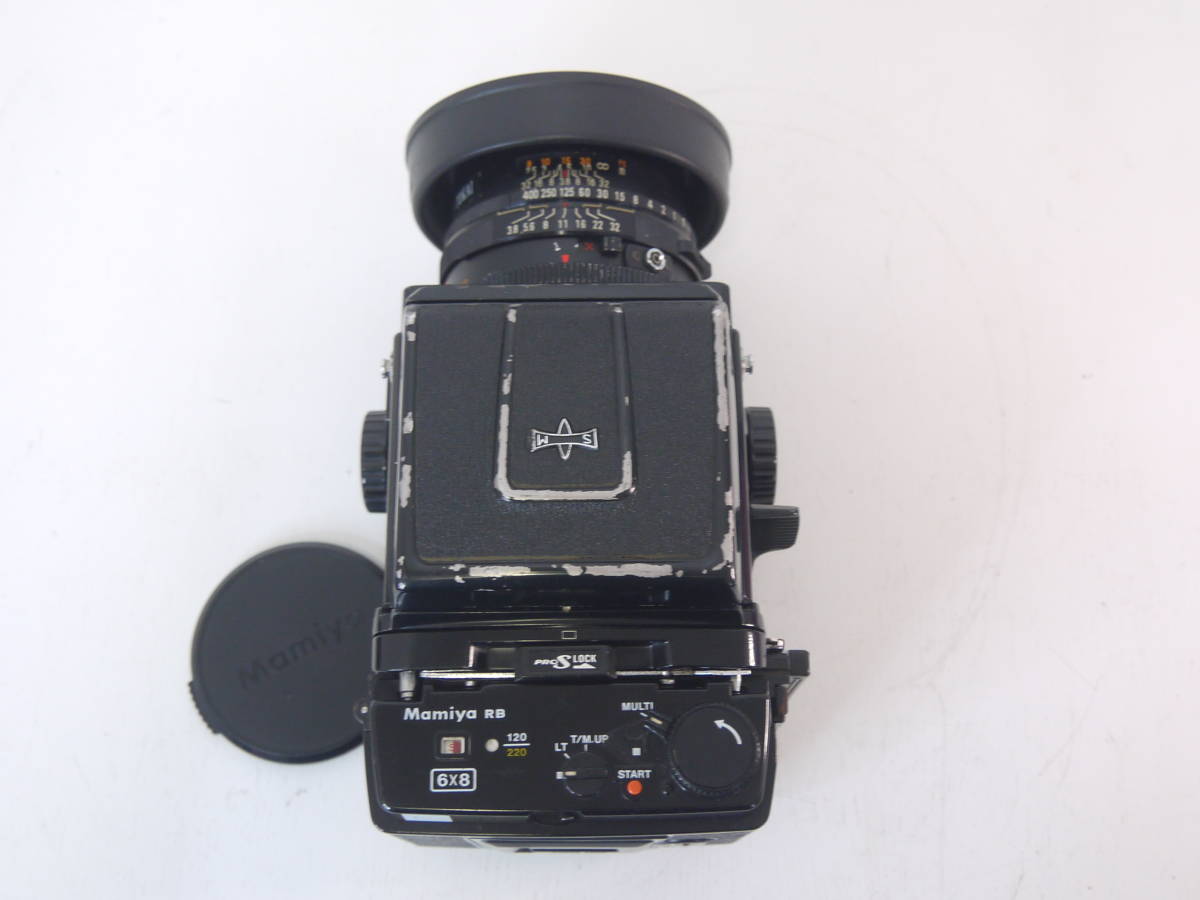 606 MAMIYA RB67 proS マミヤ 中判カメラ MAMIYA-SEKOR C 1:3.8 f=127mm カメラボディ/レンズ/フード/6X8 ロールフィルムホルダー_画像7
