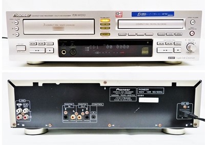 PIONEER パイオニア PDR-WD70　CDレコーダー　CDチェンジャー　COMPACT DISC RECORDER / MULTI-CD CHANGER　100V 14W 50/60Hz　▲難あり_画像7