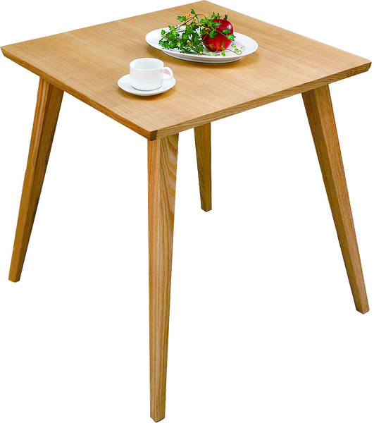 バンビ テーブル 天然木(アッシュ) 天然木化粧繊維板(アッシュ) ウレタン塗装 ナチュラル CL-786TNA_画像1
