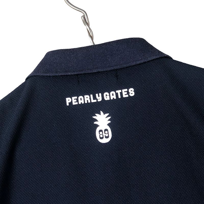 PEARLY GATES パーリーゲイツ 半袖ポロシャツ ネイビー 0 レディース ニコちゃん NP-7421-G01_画像8