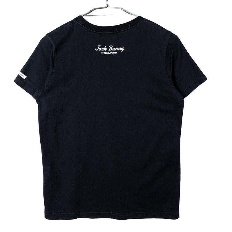 JACK BUNNY ジャックバニー ×PEANUTS 半袖Tシャツ スヌーピー レディース ゴルフウェア ネイビー  2307‐NP‐0121‐G04